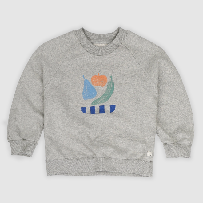 Sproet & Sprout - Raglan sweatshirt fruit Grey