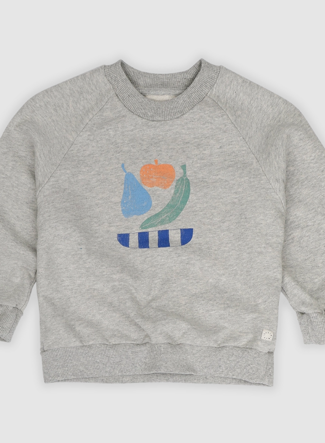 Sproet & Sprout - Raglan sweatshirt fruit Grey