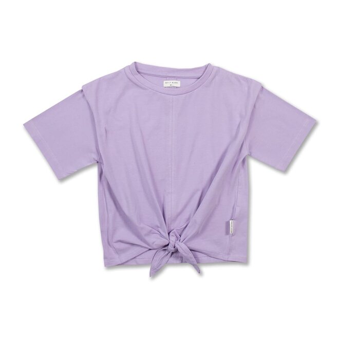 Petit Blush - Knotted t-shirt - Purple rose