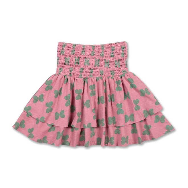 Petit Blush - Mini Smock skirt - Hourglas hearts lilas