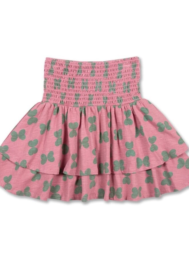 Petit Blush - Mini Smock skirt - Hourglas hearts lilas