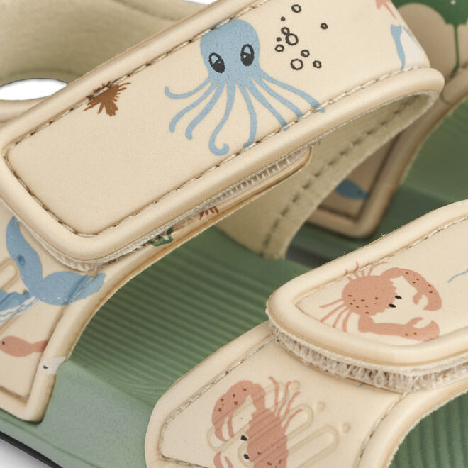 Liewood - Blumer sandals - Crab sandy