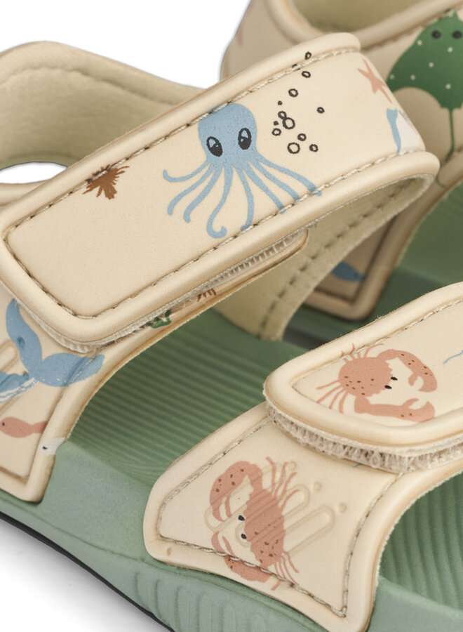 Liewood - Blumer sandals - Crab sandy