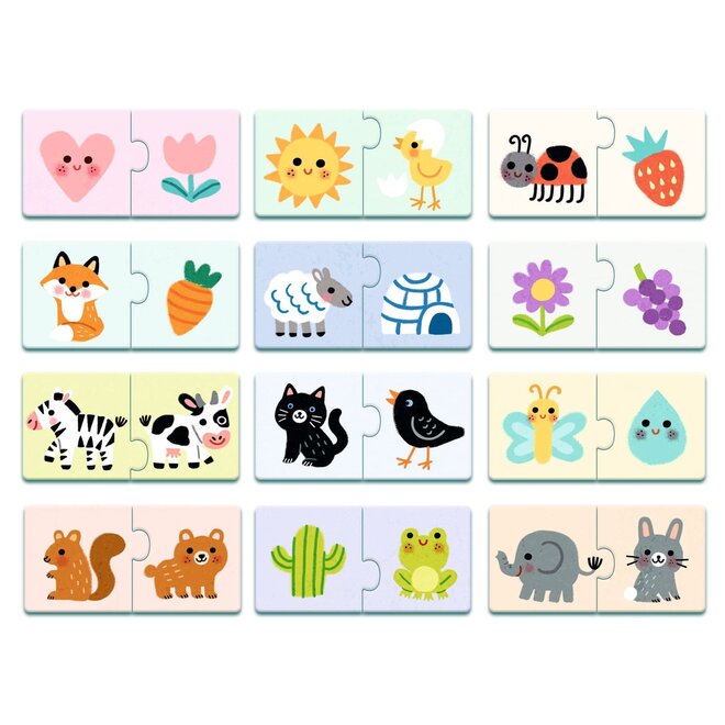 Djeco - Duo Colours - Puzzel (12st)