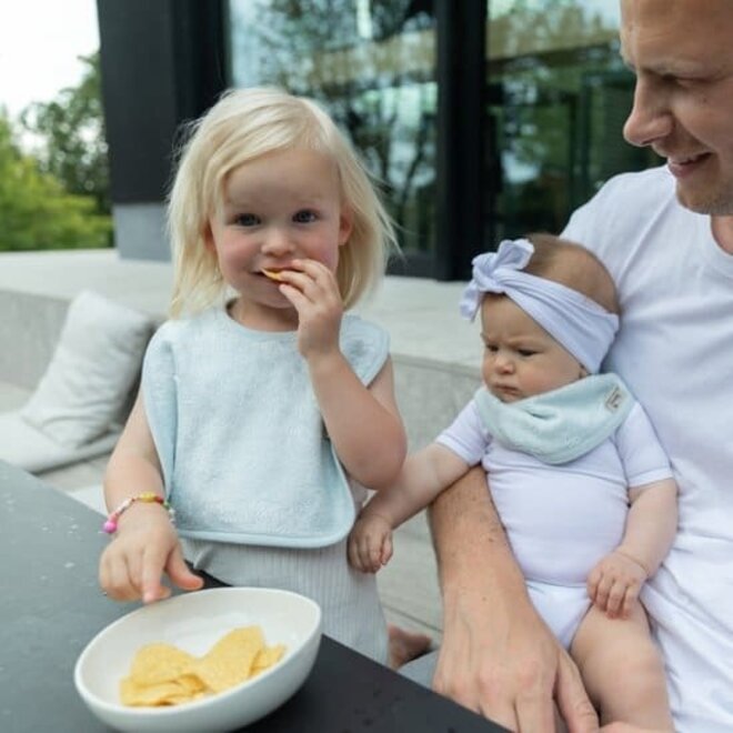 Timboo - Slab met drukknop - Riviera Blue Double layered