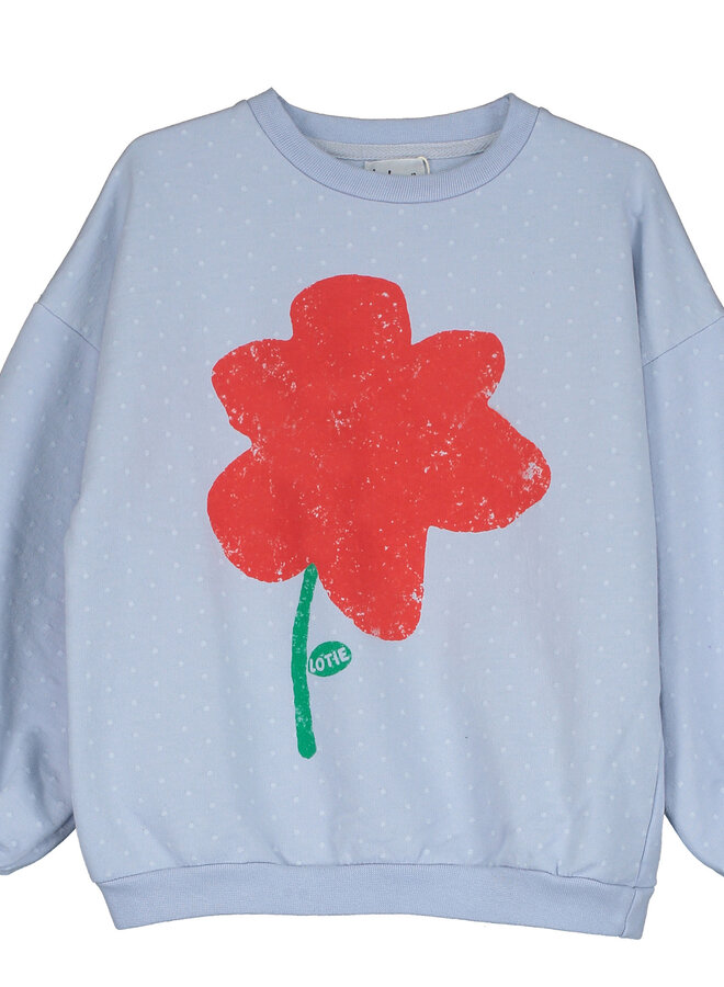 Lötiekids - Sweatshirt Big poppy Lavender