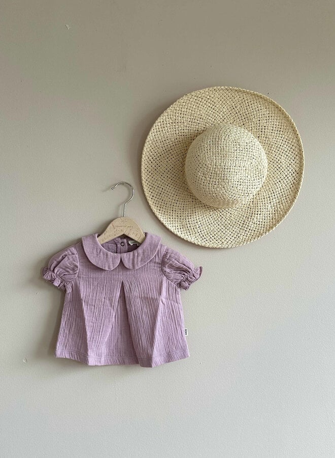 House of Jamie - Baby collar Tunic Rose
