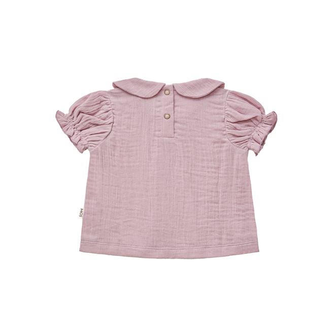 House of Jamie - Baby collar Tunic Rose