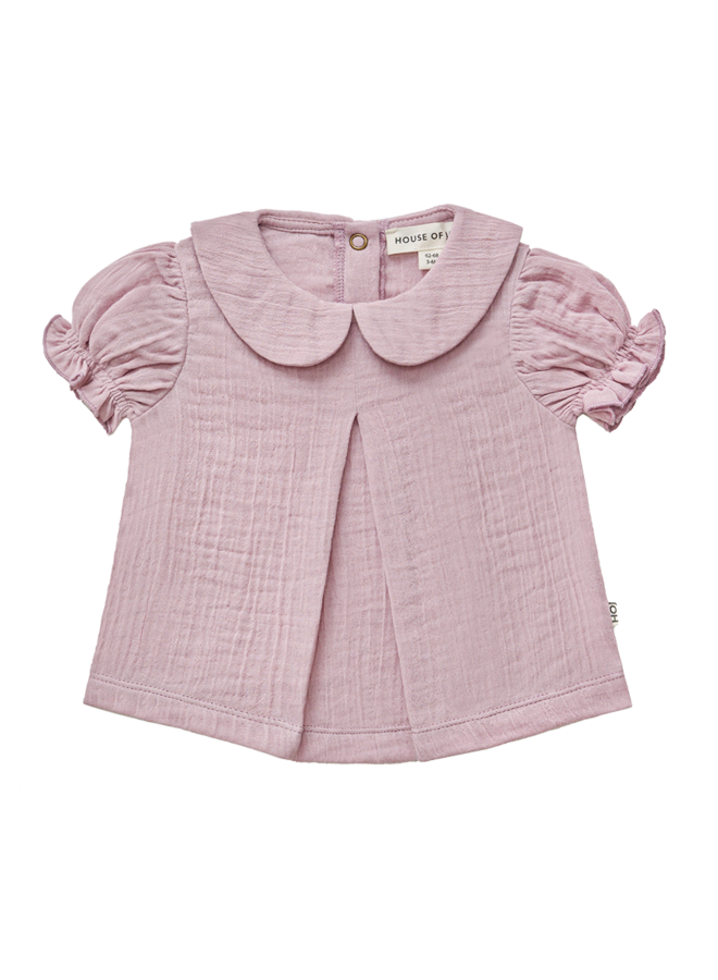House of Jamie - Baby collar Tunic Rose