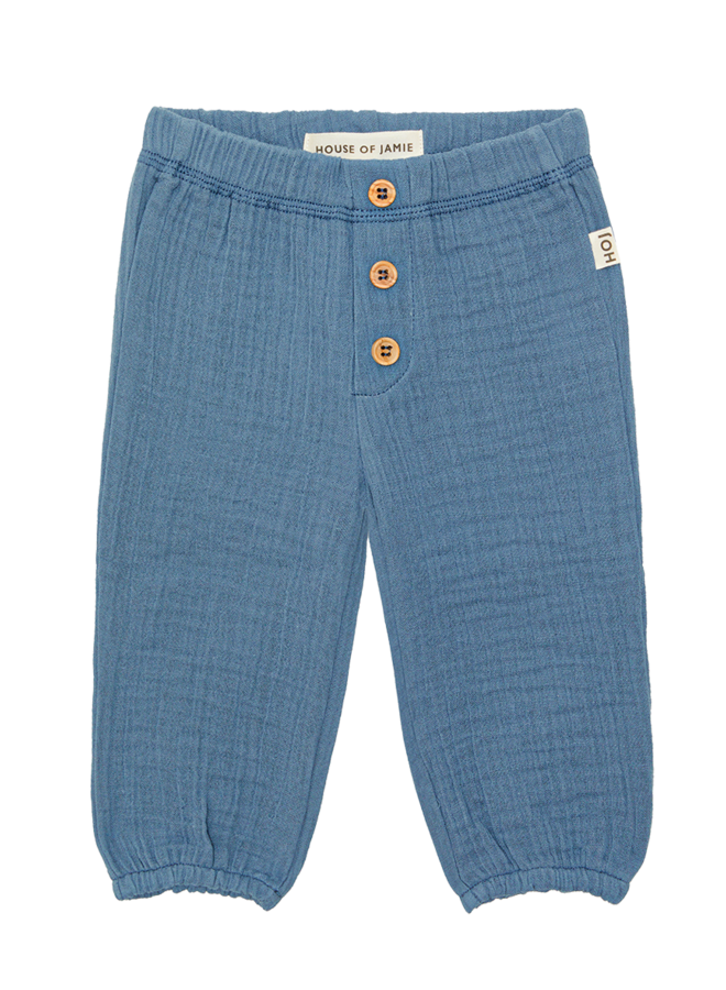 House of Jamie - Baby muslin pants Indigo