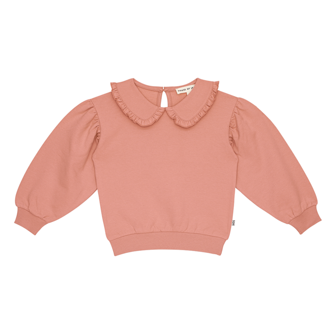House of Jamie - Balloon collar sweater Peach blush