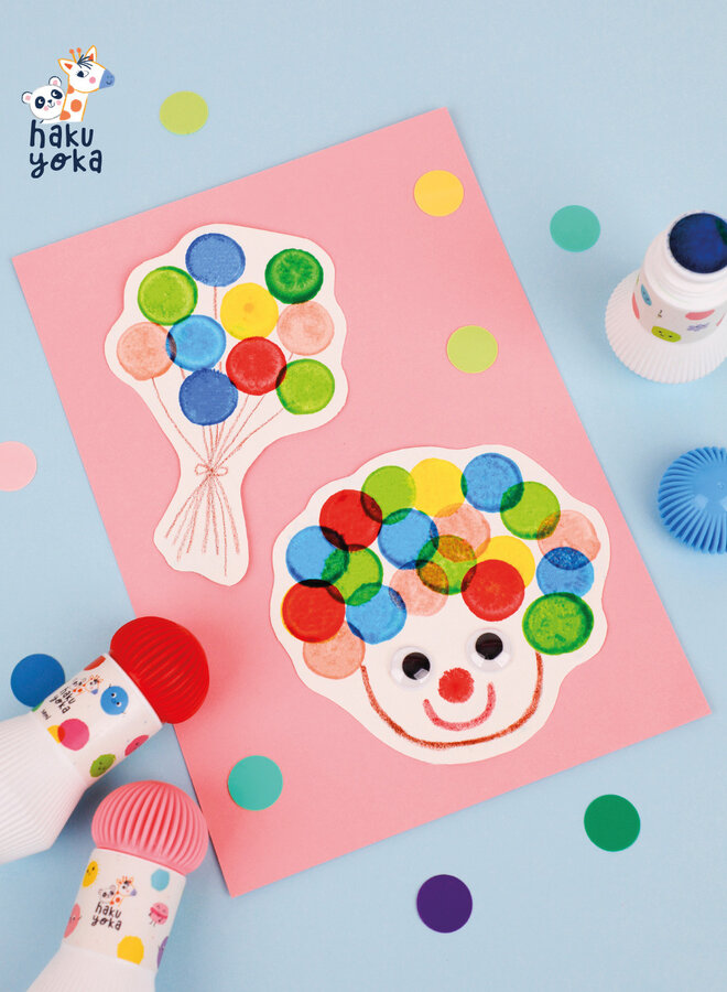 Haku Yoka - Dot markers met 5 kleuren - Orginal