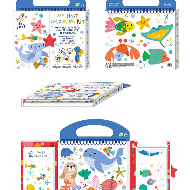 Haku Yoka - Mijn eerste kleurkit / Zeediervrienden