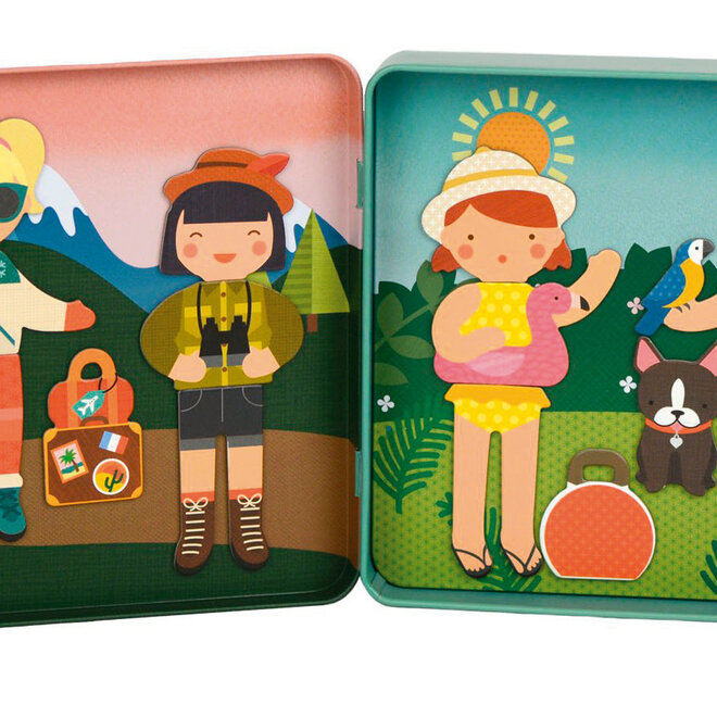 Petit Collage - Magnetisch spel on-the-go - Little travelers