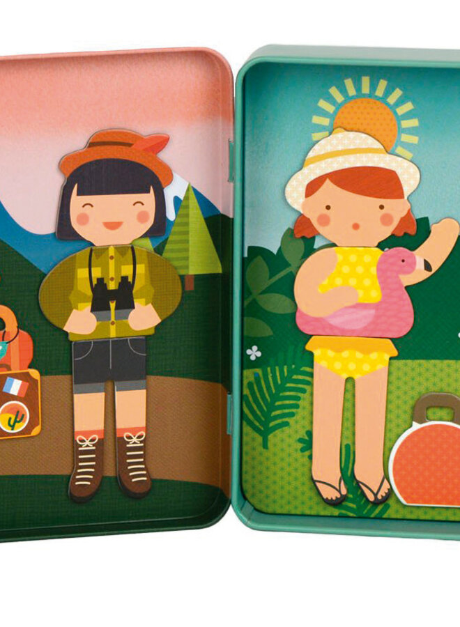 Petit collage crafts - Magnetische spel on - the - go -  kleine reizigers