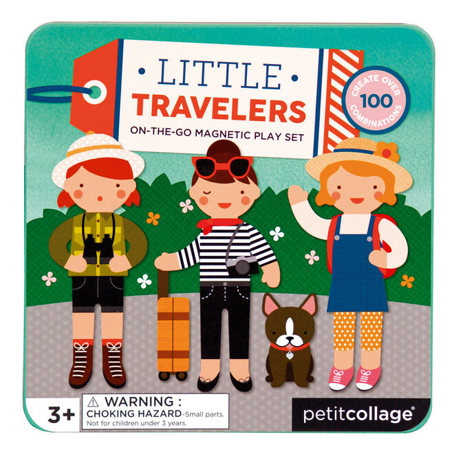 Petit collage crafts - Magnetische spel on - the - go - kleine reizigers