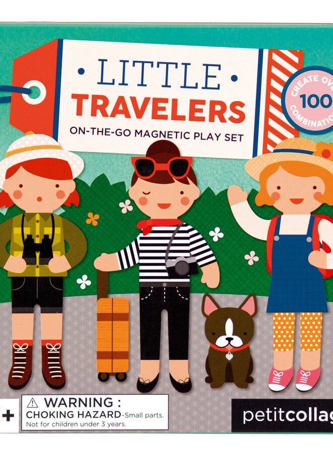 Petit Collage - Magnetisch spel on-the-go - Little travelers