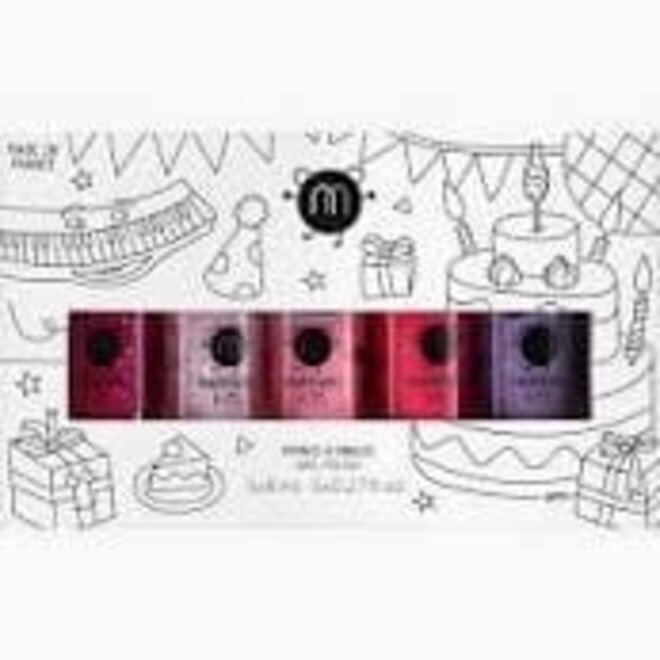 Nailmatic - Set of 5 nail polishes - Flamingo / Dolly / Bella / Merlin / Sissi