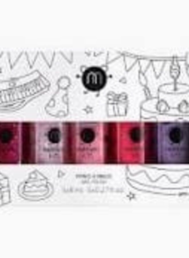 Nailmatic - Set of 5 nail polishes - Flamingo / Dolly / Bella / Merlin / Sissi