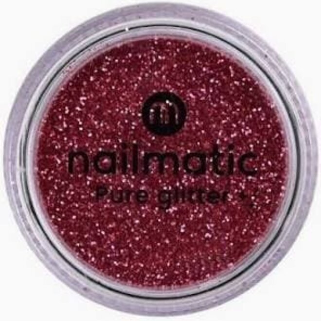 Nailmatic - Pure glitter Medium paillettes Rose Fonce