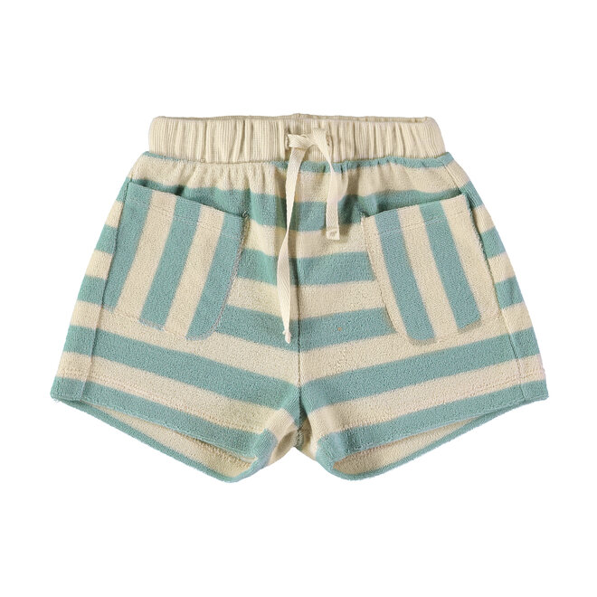 Babyclic - Shorts Aqua stripes