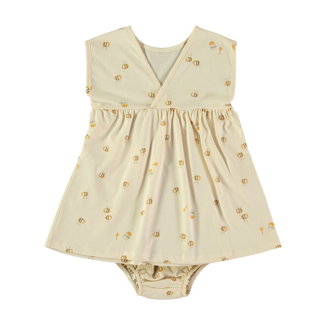 Babyclic - Dress and bloomer Bees