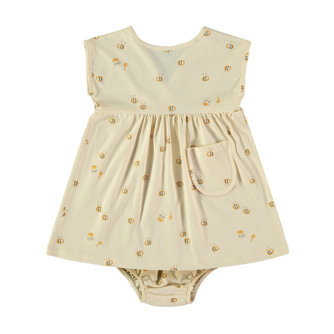 Babyclic - Dress and bloomer Bees