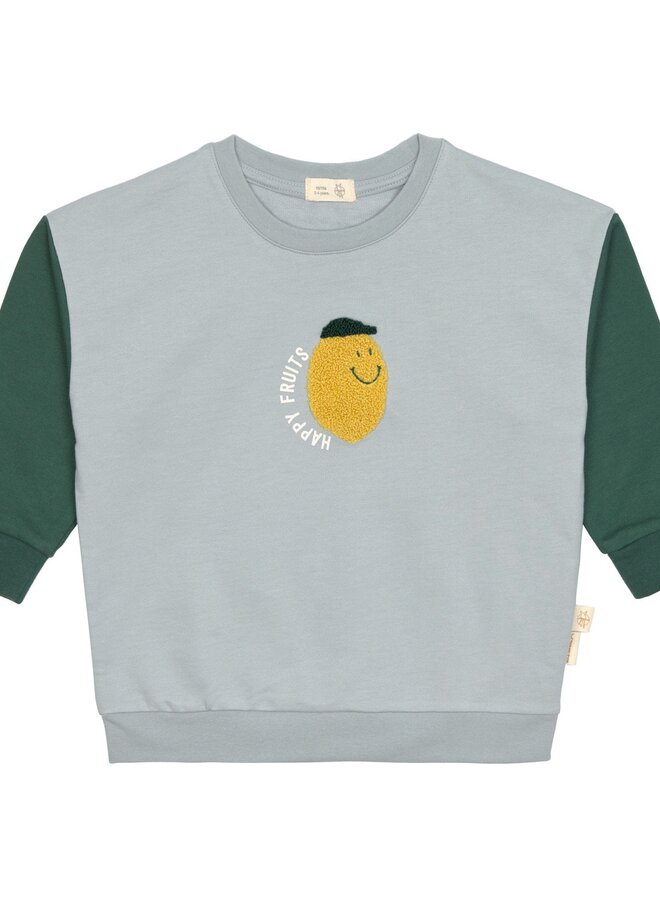 Lässig - Kids Sweater - Lemon light blue