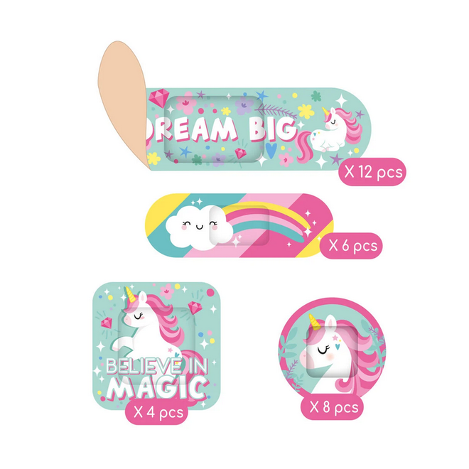 Legami - Be brave kit Unicorn- Set van 30 pleisters