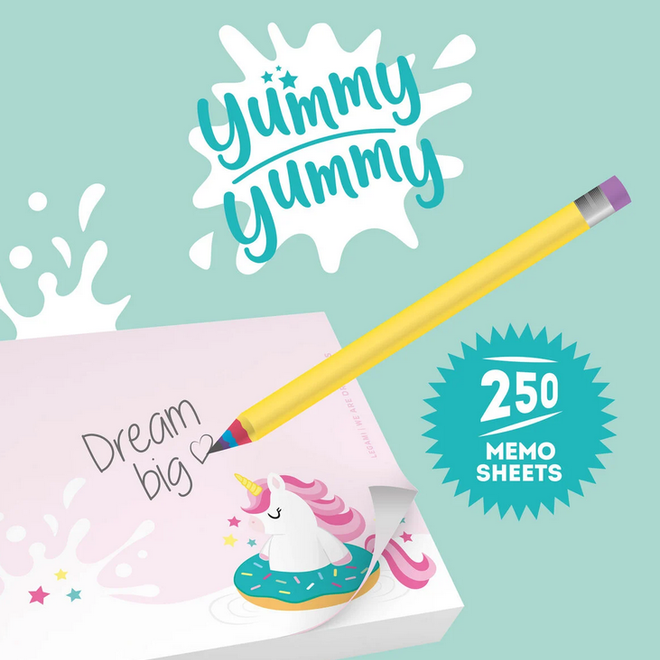 Legami - Yummy Yummy - Memo pad Unicorn