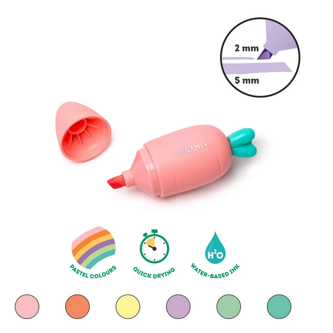 Legami - Carrate Team - Set of 6 markers