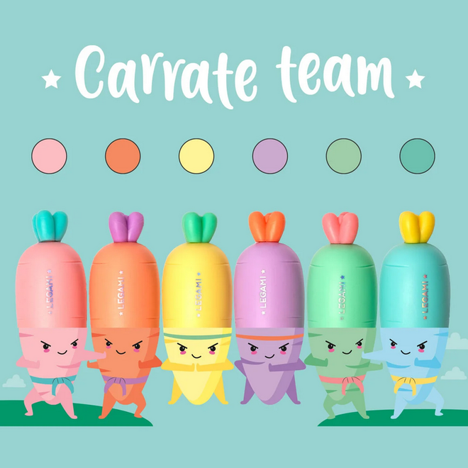 Legami - Carrate Team - Set of 6 markers