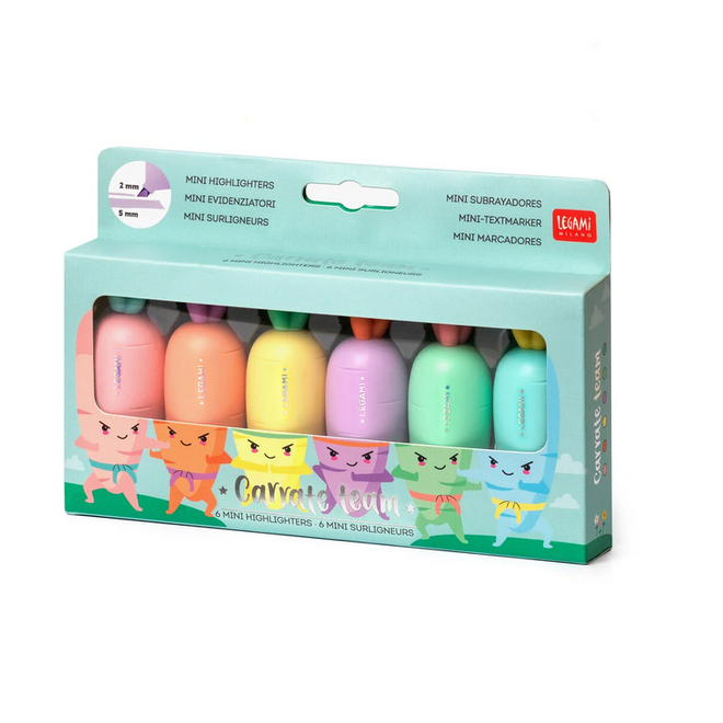 Legami - Carrate Team - Set of 6 markers