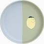 Lässig - Silicone plate Happy Fruits lemon