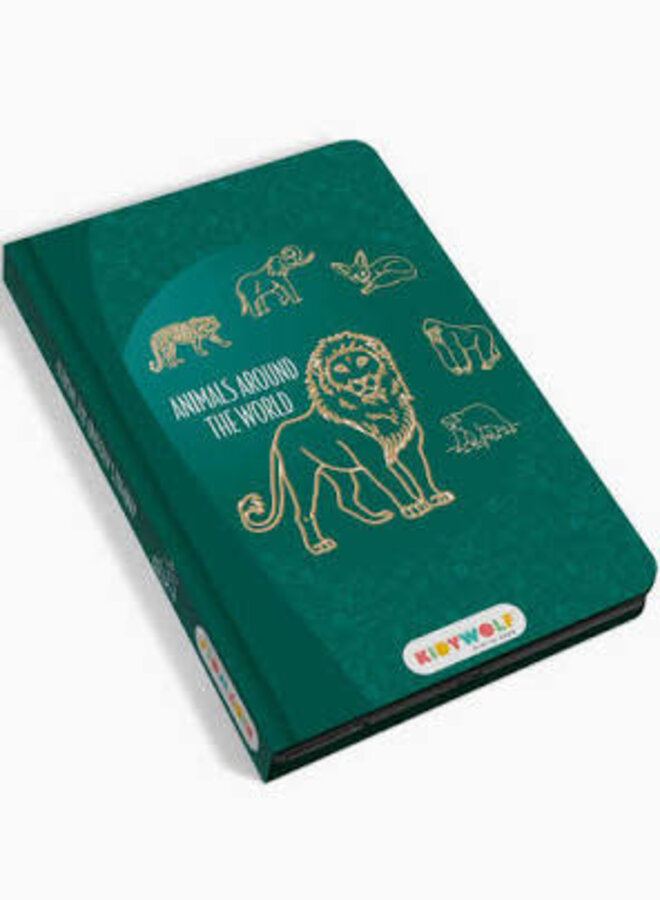 Kidywolf - KIDYDRAW - MINI tekenblok Over de hele wereld