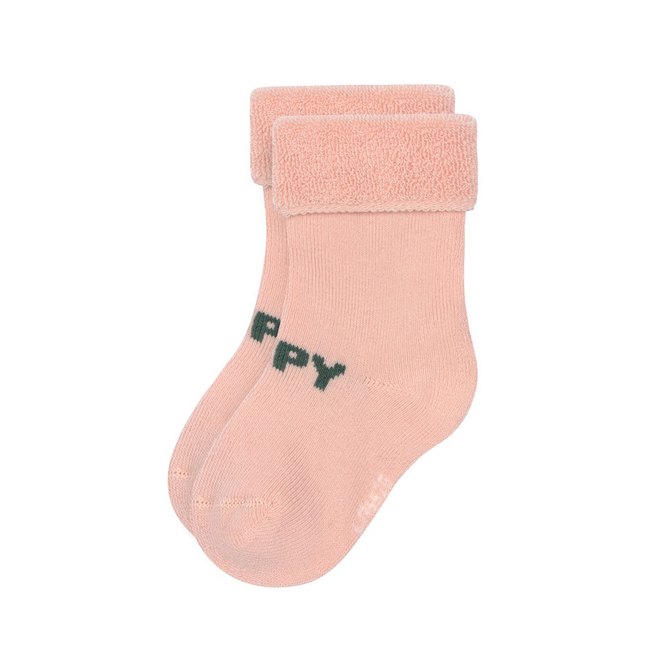 Lässig - Terry socks gots 3 pieces assorted cherry peach