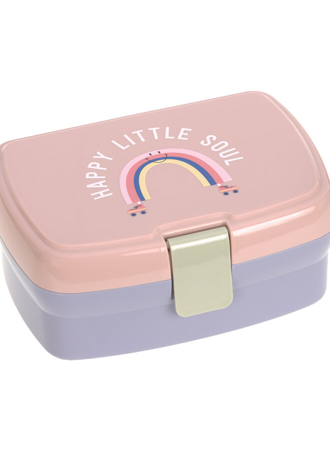 Lässig - Lunchbox Stainless Steel Little Gang  Heart lilac