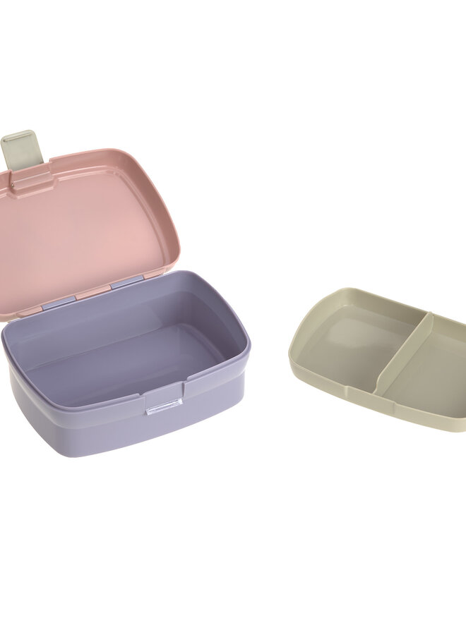 Lässig - Lunchbox Stainless Steel Little Gang  Heart lilac