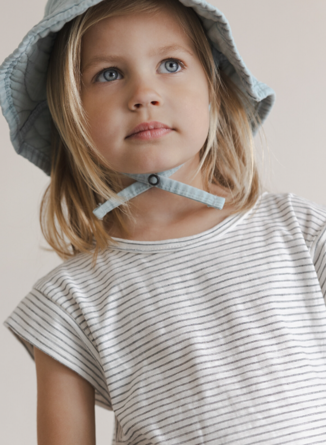 Phil & Phae - Boxy tee stripes - Coconut stripes