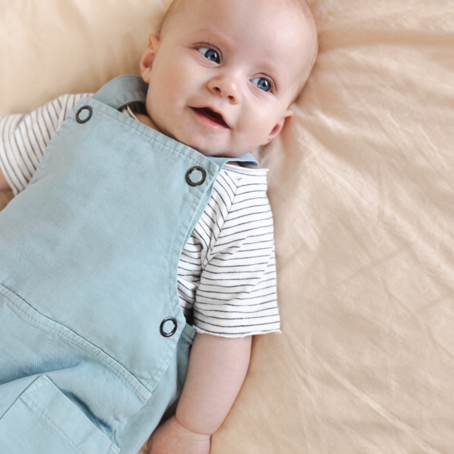 Phil & Phae - Raw-edged tee stripes - Coconut stripes