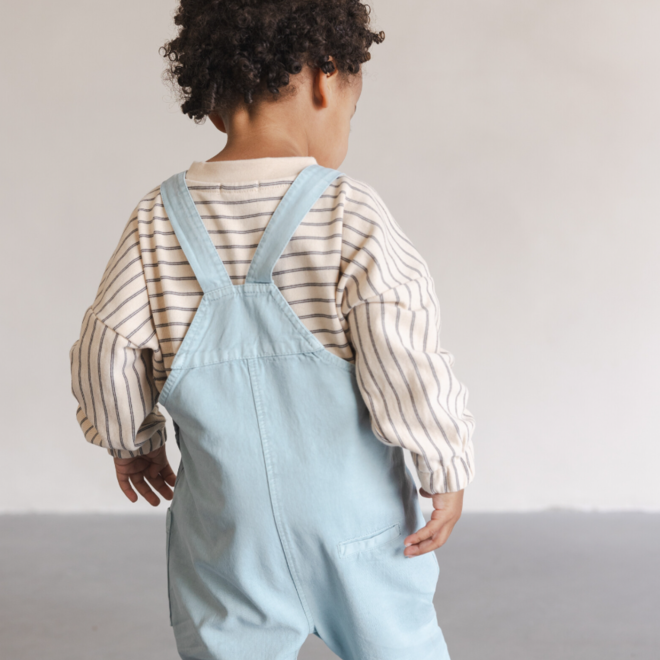 Phil & Phae - Twill baby dungarees - Stormy