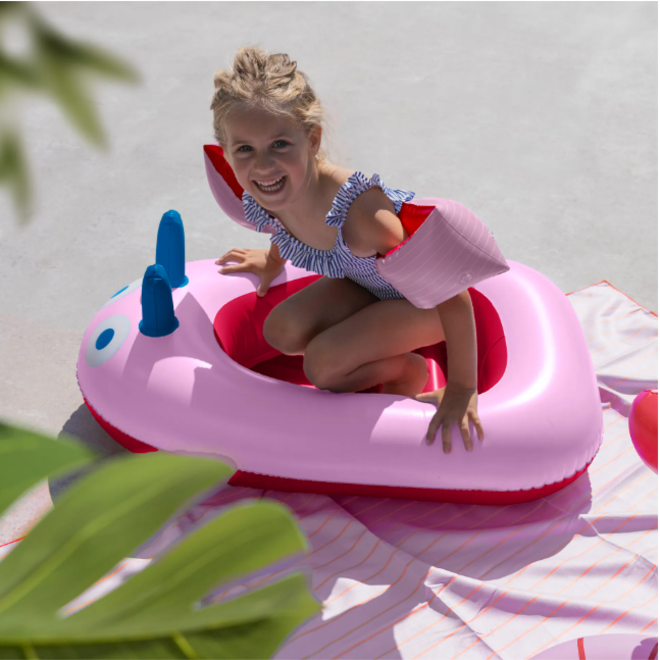 Quut - Inflatable boat cherry