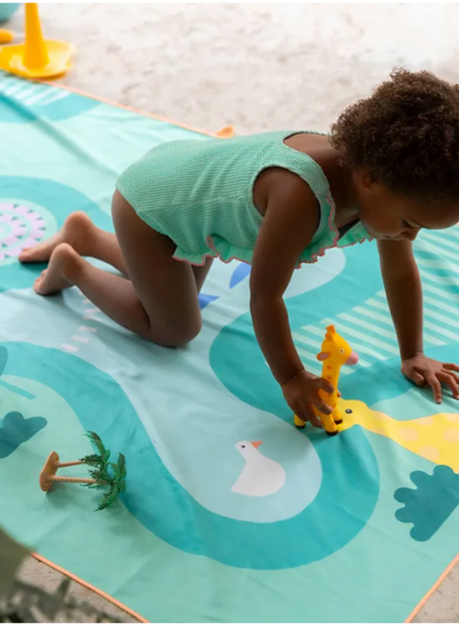Quut - Play towel Safari ( 180 x 100)
