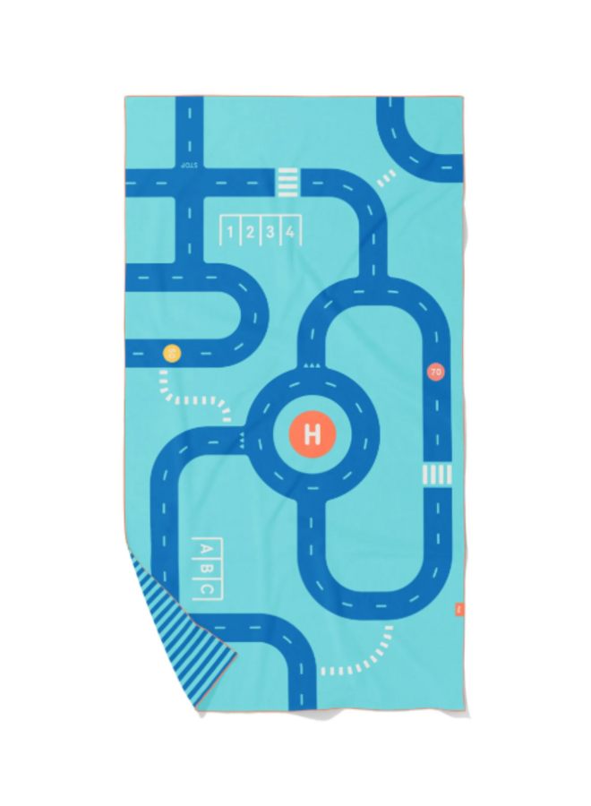 Quut - Play towel Road ( 180 x 100)
