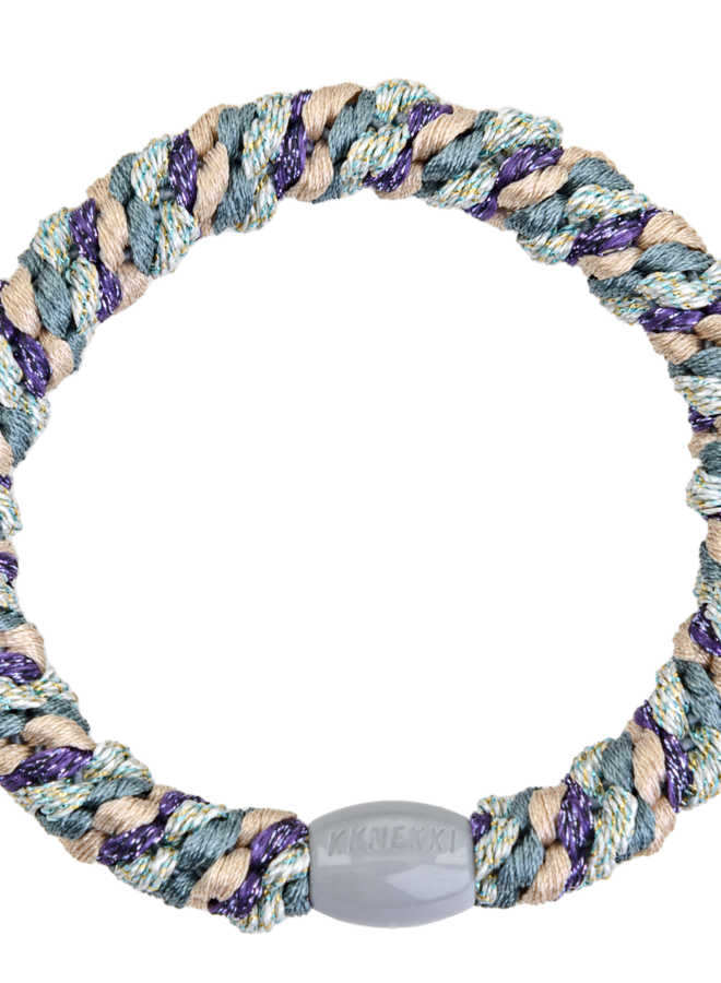 KKNEKKI - Mix Teal Purple hairband and bracelet