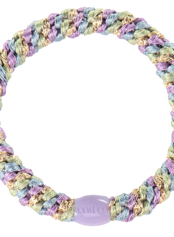 KKNEKKI - Mix Lavender Seablue glitter hairband and bracelet