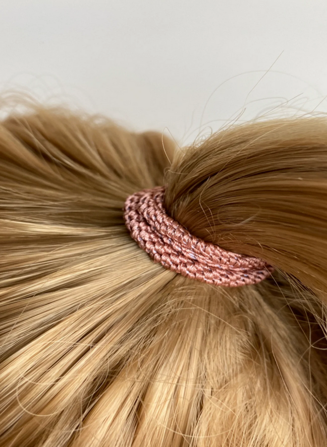 KKNEKKI - Dusty rose haarrekker en armband