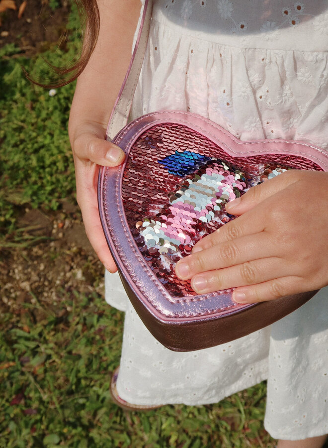 Konges Slojd - Tut heart Sequin bag