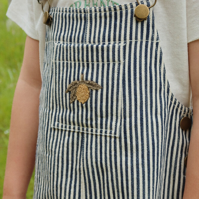 Konges Slojd - Fender overall - Naval stripe