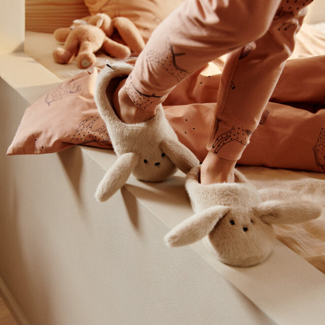 Liewood - Aviaja Rabbit Slippers Mist